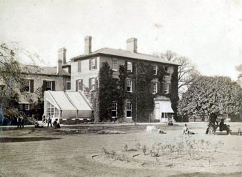 Cople House after addition of west wing 1875